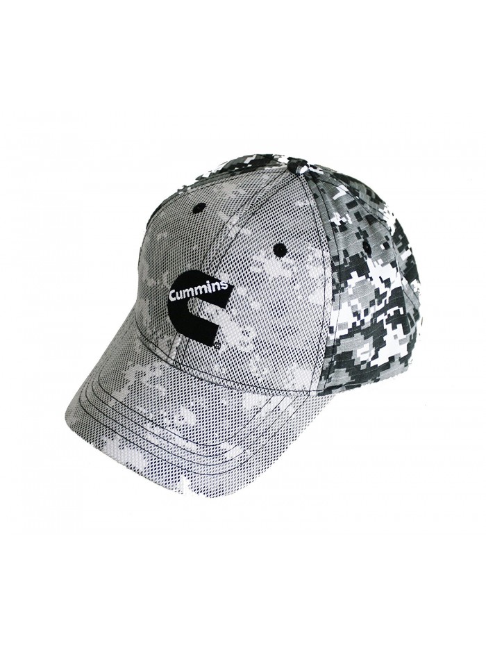 Cummins Diesel Digital Camo Snapback Cap with Mesh Overlay - CL12O4M5CG8