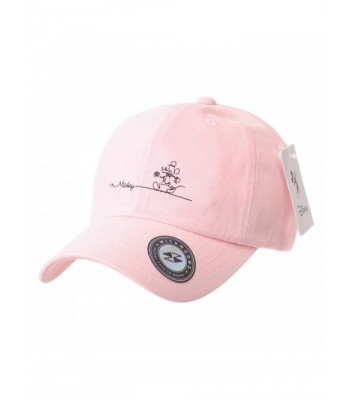 WITHMOONS Baseball Cartoon Embroidery Ballcap - Pink - CY186UALLHC