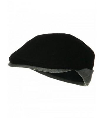 Warmer Flap Wool Ivy Cap - Black Grey - CC1155GO5BL