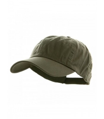 Mega Cap Low Profile Velcro Adjustable Cotton Twill Cap- Olive-One Size - CA1281GPPB5