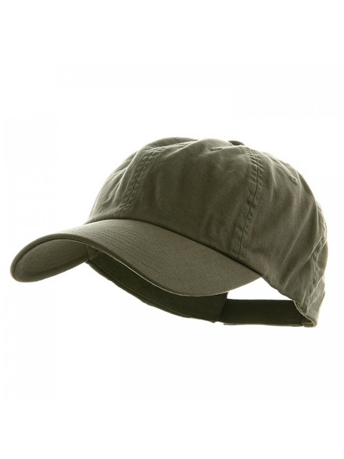 Mega Cap Low Profile Velcro Adjustable Cotton Twill Cap- Olive-One Size - CA1281GPPB5