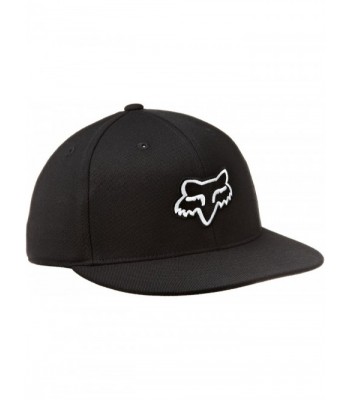 Fox Men's The Steez Fitted Hat By Flexfit - Black - C01148N53QD