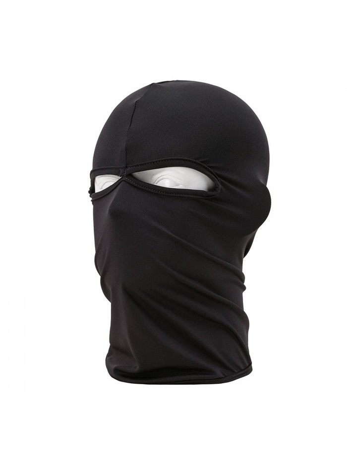 Lilyy Ski Mask Outdoor Cycling Sports Face Mask Cool Fashionable Ultra Thin Balaclava - Black - CT11M8JUFOT