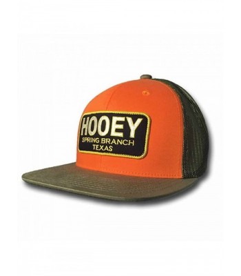 Hooey "Hometown" Orange and Green Trucker Cap - C517YYTZ95A