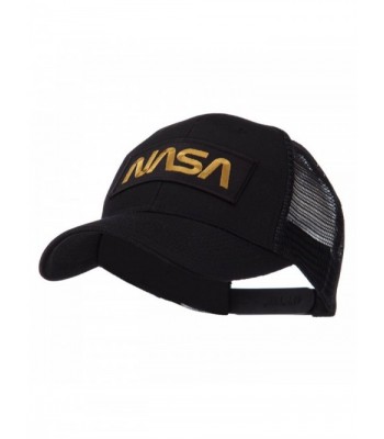 Text Law and Forces Embroidered Patched Mesh Cap - NASA - CQ11FITV91J