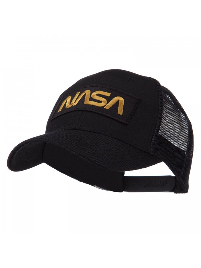 Text Law and Forces Embroidered Patched Mesh Cap - NASA - CQ11FITV91J
