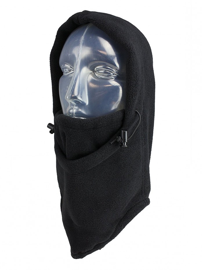 2816 Hoodz Fleece Hood for Face Head and Neck Protection - Black ...
