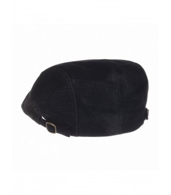 WITHMOONS Leather Vintage Newsboy LD3083 in Men's Newsboy Caps