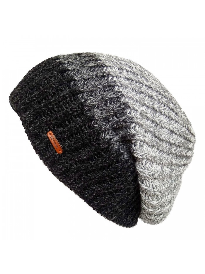 LETHMIK Unique Winter Skull Beanie Mix Knit Slouchy Hat Ski Cap for Men & Women - Grey - CQ12N1I2SL1