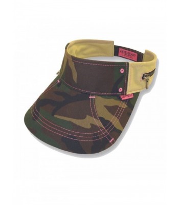 Hothead Large Brim Sun Visor Hat in Camouflage - C411D0VPZXF