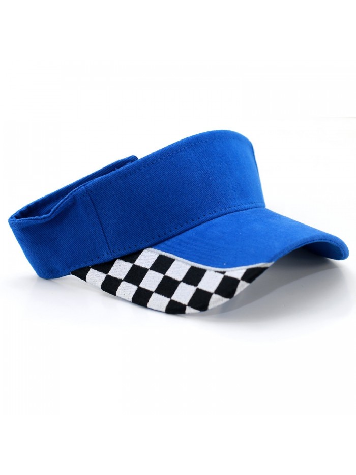 Solid Sports Blank Visor (Comes In Many Different Colors) - Royal Blue - CY11M9DL4YT