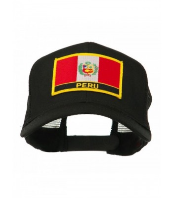 South America Flag Letter Patched Mesh Cap - Peru - CO11KNJNYUN