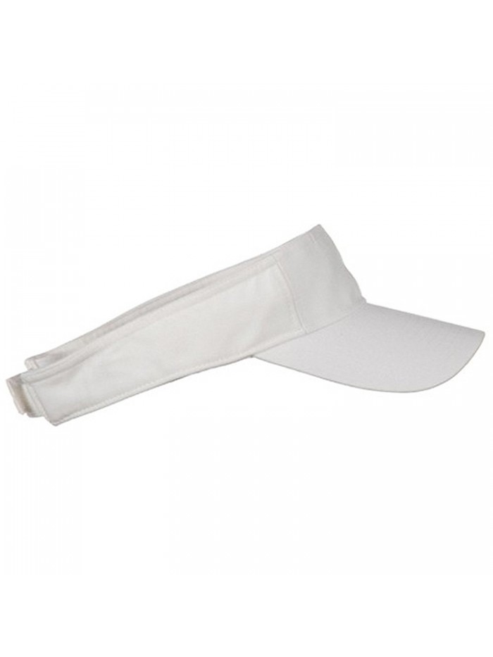 Pro Style Cotton Twill Washed Visor - White - CD1153M5GG5