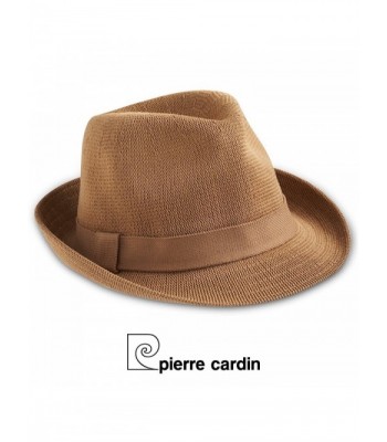 Pierre Cardin Big Man Fedora - Camel Poly - CK118PYF54B