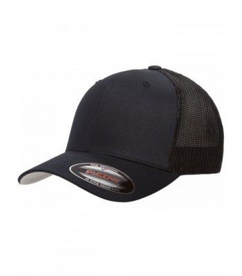 Flexfit Structured Low-profile Trucker Cap- One Size (Assorted Colors) - Dark Navy - C611OC0QD0H