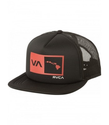 RVCA Islands Balance Box Foam Trucker Hat - Pirate Black - C31887SUWDN