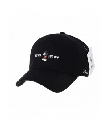 WITHMOONS Baseball Cartoon Embroidery Ballcap - Black - C912HS7F941