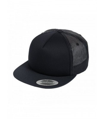 Yupoong 6005FF & 6005FW Foam Trucker Snapback by Flexfit- (Black) - CF11VNHBWL7