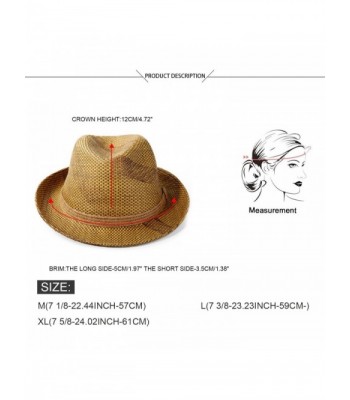 Sedancasesa Fedora Panama Unisex Gangster