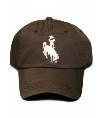 University of Wyoming Cowboys Mens College Team Buckle Back Cap Adjustable Hat Cap - CR125ZQZVXV