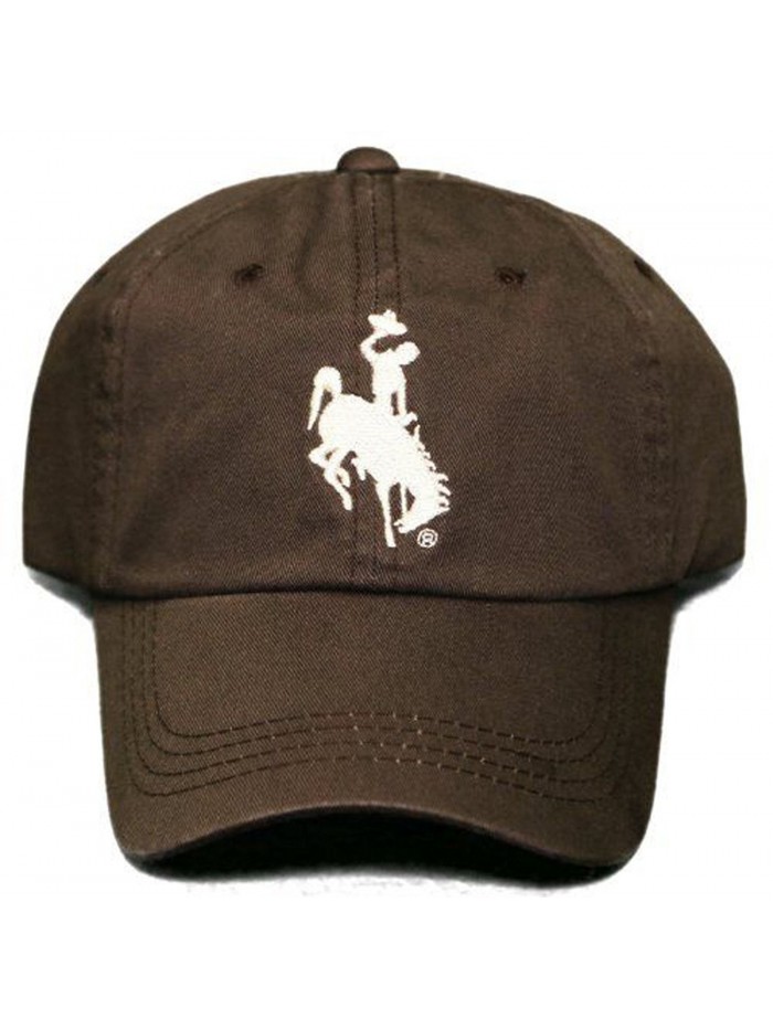 University of Wyoming Cowboys Mens College Team Buckle Back Cap Adjustable Hat Cap - CR125ZQZVXV