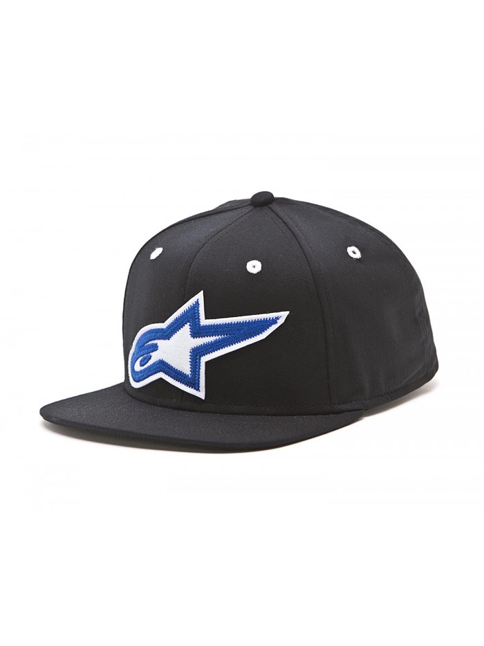 Alpinestars Mens Holt Snapback Adjustable Hat - Black - C011FTD40ND