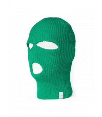 TopHeadwear's 3 Hole Face Ski Mask- Kelly Green - C611BGL2101