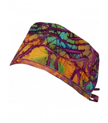 Mens And Womens Medical Scrub Cap - Tumbleweed Batik 26 - CQ12ELBQ3LF