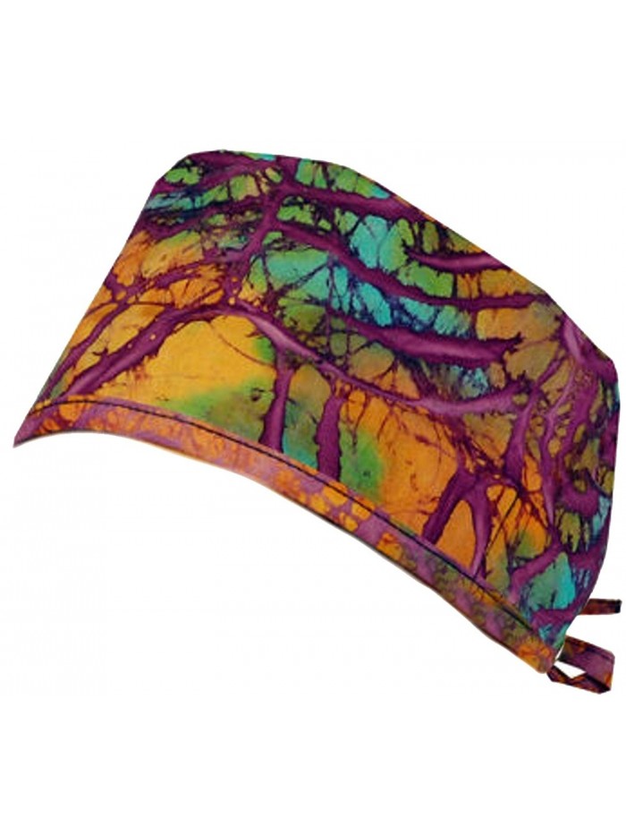 Mens And Womens Medical Scrub Cap - Tumbleweed Batik 26 - CQ12ELBQ3LF