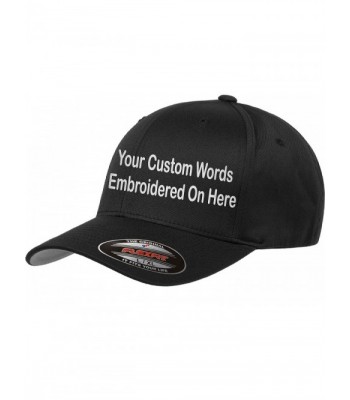 UNAMEIT Custom Hat. Flexfit 6277. Flexfit 6477. Embroidered. Your Own Text Curved Bill. - Black - CR187QXSA93