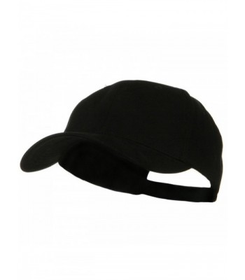 New Big Size Deluxe Cotton Cap - Black (For Big Head) - CD116S2TNIL