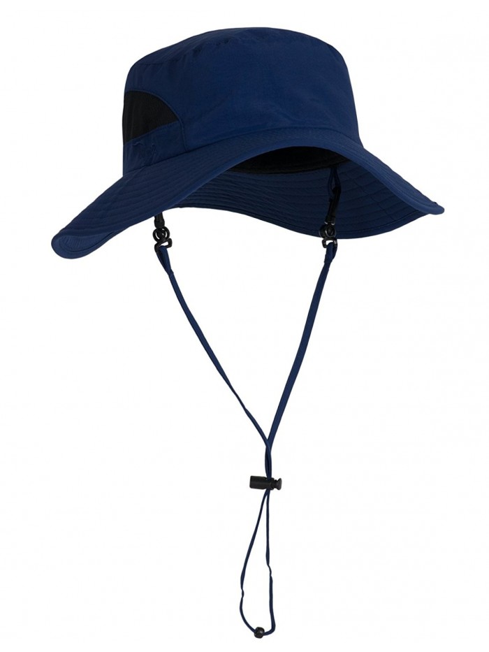 Tuga Adult Playa Wide Brim Bucket Sun Hats - UPF 50+ Sun Protection - Navy - CJ11ZUGNOEF