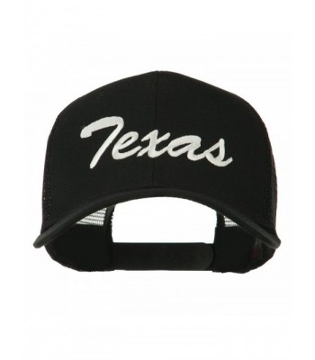 Mid States Texas Embroidered Mesh Back Cap - Black - CV11MJ3Q23H