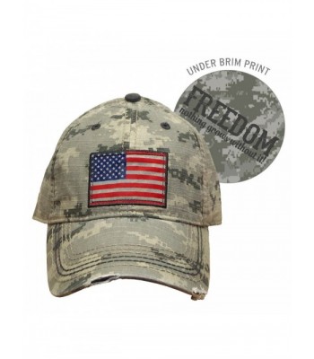 Farm Boy Digital Camo with American Flag Patch Velcro Hat - F13080708CA000 - CL12NBX603G