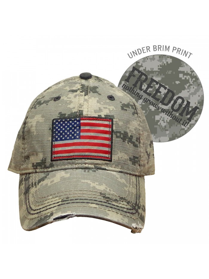 Farm Boy Digital Camo with American Flag Patch Velcro Hat - F13080708CA000 - CL12NBX603G