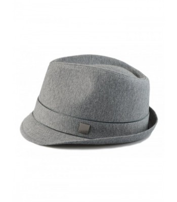 Plain Classic Fedora Trilby 2Colors in Men's Fedoras
