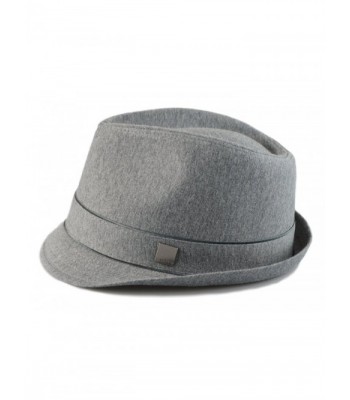 Plain Classic Fedora Trilby 2Colors in Men's Fedoras