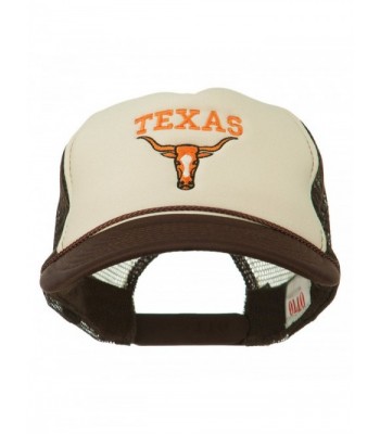 Texas Longhorn Embroidered Foam Mesh