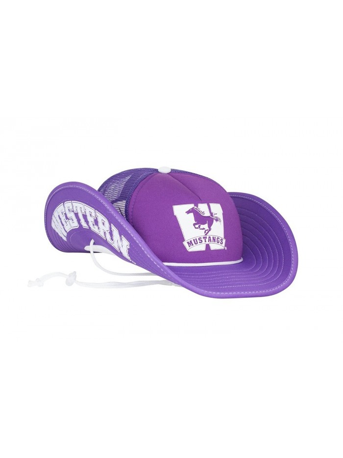 Cowbucker Collegiate bucker Hat Officially NCAA Licensed - Western Ontario Mustangs Classic - CA184WZKDLM