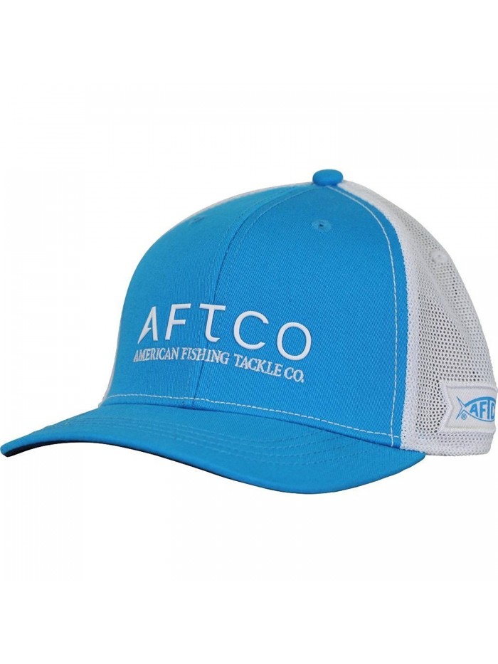 AFTCO Echo Trucker Hat In Vivid Blue Final Sale - CZ17YK9QM56