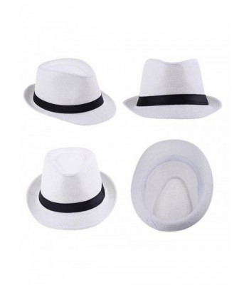 FUNOC Short Straw Fedoras Panama