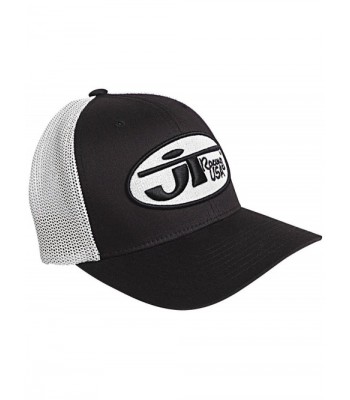 JT Racing USA Hat with Oval Logo (Black/White- Large/X-Large) - Black/White - CK1176EIMI7