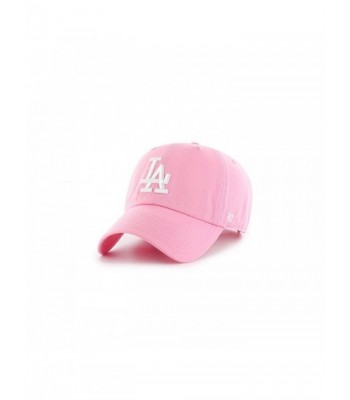 Los Angeles Dodgers Strapback Hat 47 Brand Pastel Clean Up Slouch Fit - Rose - CO17YLK8IE0