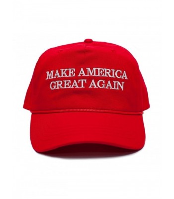Back To Back World War Champs Make America Great Again Embroidered Donald Trump 2016 Cloth & Braid Hat (MAGA_Red) - CL1255565OL
