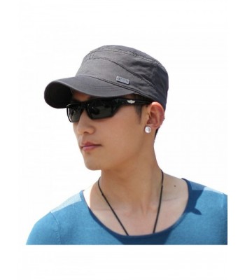 SIGGI Military Army Corps Cap For Men Sun Baseball Hat For Hiking Running Women - Typea_darkgrey - CO127UIXWPV