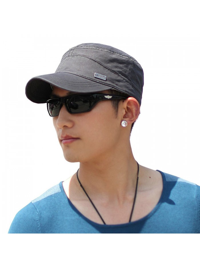 SIGGI Military Army Corps Cap For Men Sun Baseball Hat For Hiking Running Women - Typea_darkgrey - CO127UIXWPV