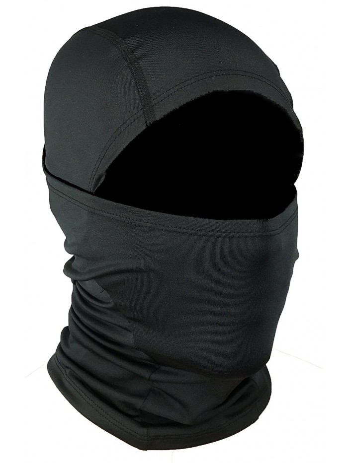 OJORE Balaclava Full Face Ski Mask Tactical Hood Motorcycle Outdoor Sports Black - C912O8ETW4F