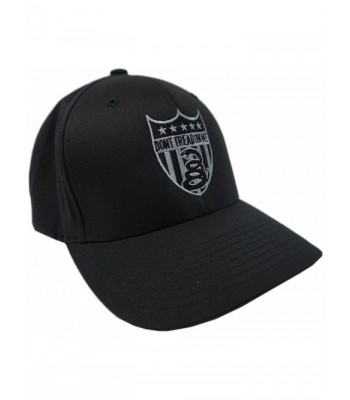 Don't Tread On Me Brand "SNAKE BADGE" Flex Fitted Hat DTOM Brand (LARGE - X-LARGE) - CI11CE7F96J