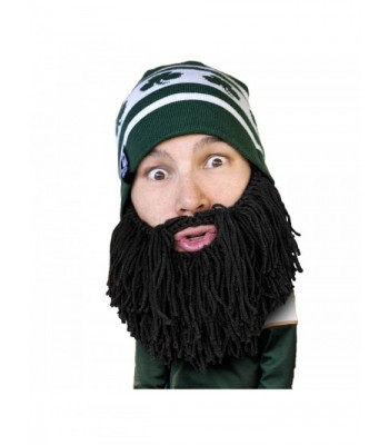 Beard Head - The Original Shamrock Knit Beard Hat - Black - C212IQ8FTEV