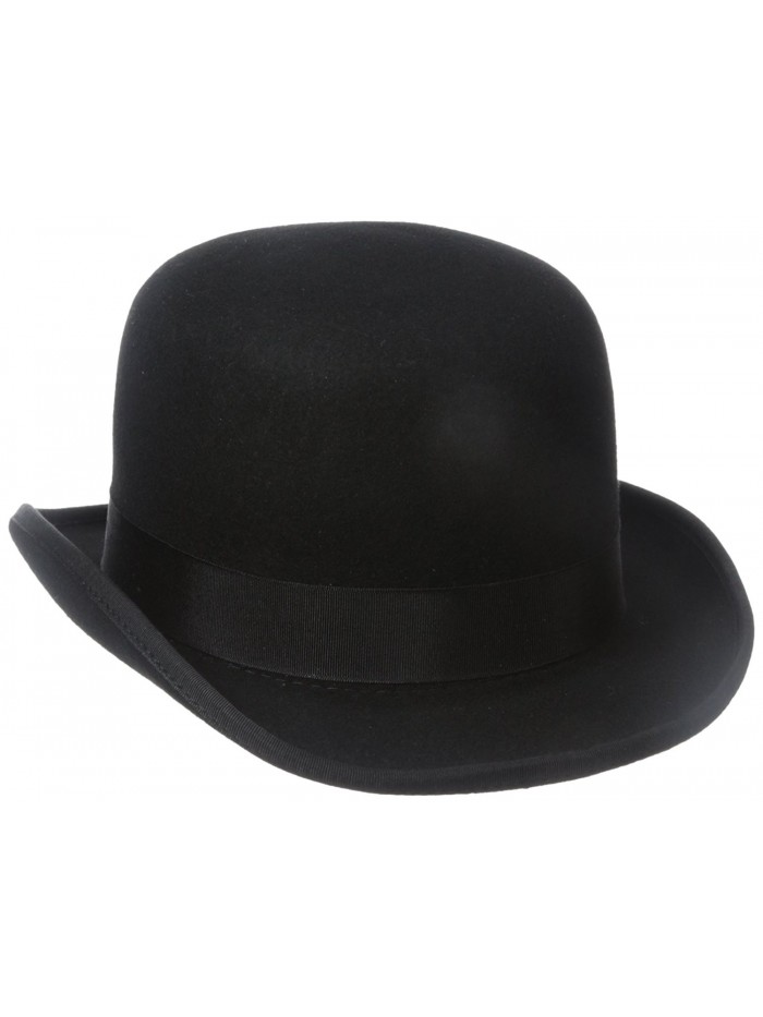 Stacy Adams Men's Wool Derby Hat - Black - C31173S4BBN